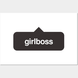Girlboss - Funny Feminism Instagram Posters and Art
